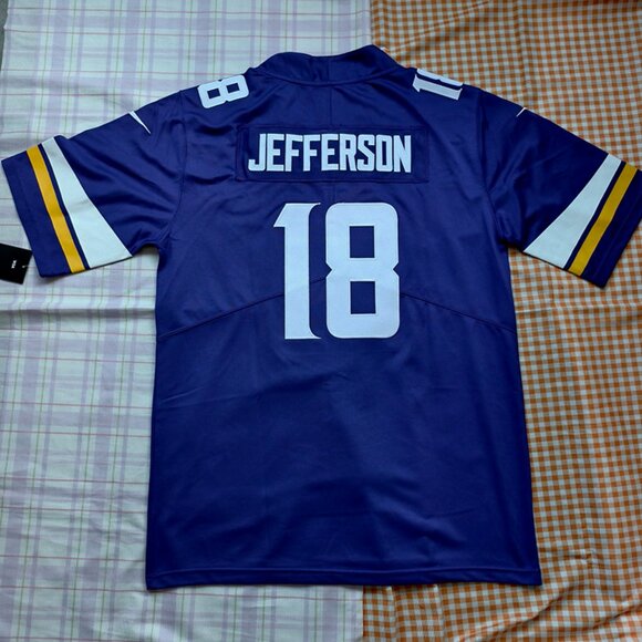 NFL Minnesota Vikings #18 Purple Jersey - Picture 6 of 7